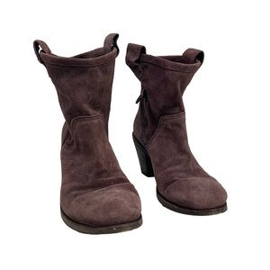 Fiorentini + Baker CARNABY CRUNA Suede Purple Boots Size 39